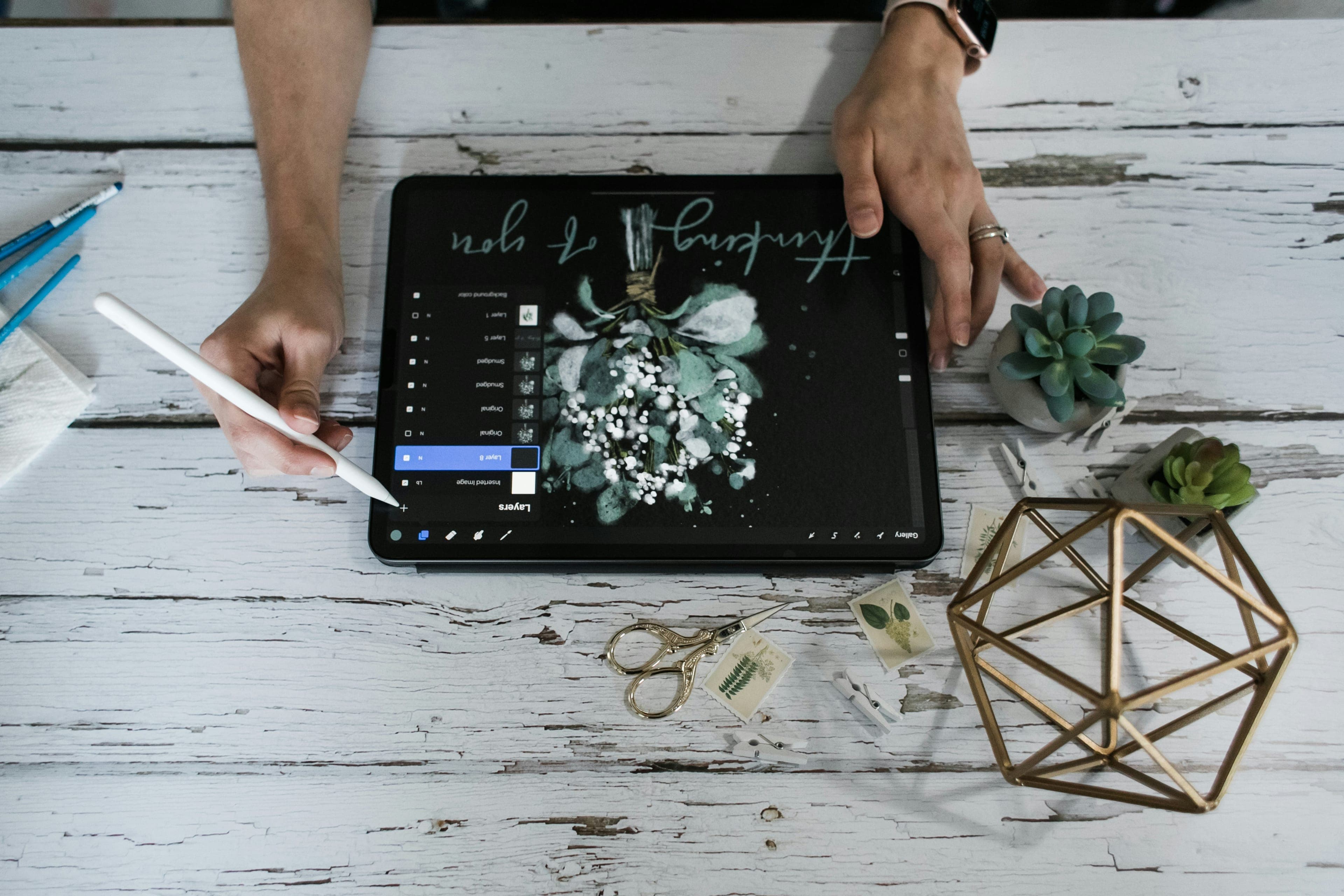 Sélection des prestataires de mariage sur un mood board