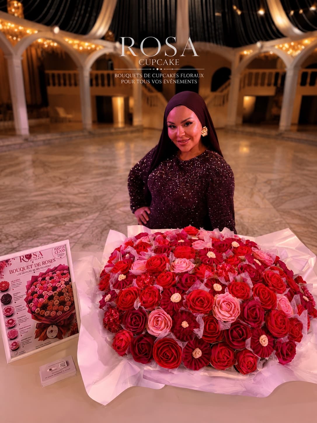 Rosa Cupcake - Mariage aux Antilles